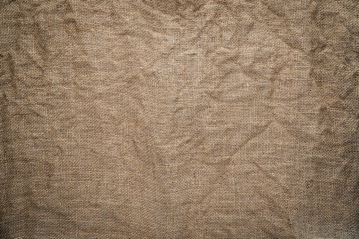 Textile plié, matière naturelle
