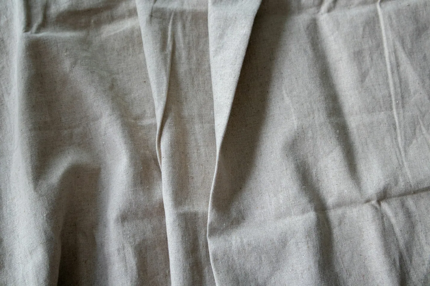 Textile plié, matière naturelle